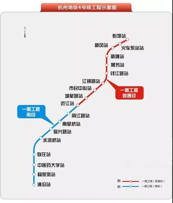 快了杭州居民期盼的地铁4号线一期南段即将开通