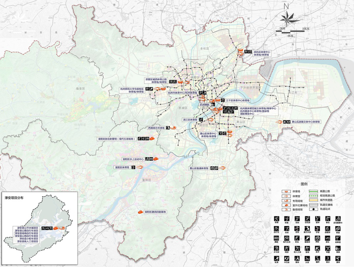 据悉,为迎接2022年亚运会,杭州市范围内规划各类亚运赛事场馆共31处.