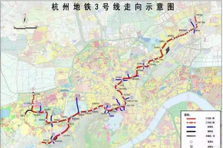 定了!杭州地铁3号线将向东西两端延伸