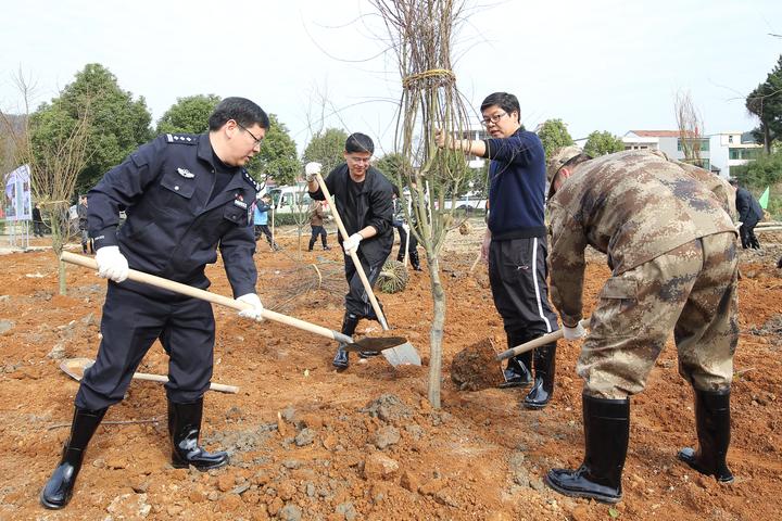 3月12日上午,王芬祥,姚汉松,郭浩良等市四套班子领导,人武部政委及