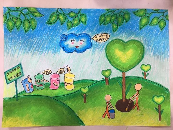 嘉兴生活小学分类公益宣传画展示第⑧期入学籍垃圾图片