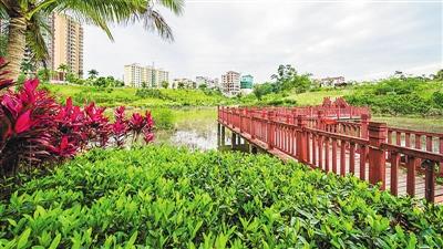 琼中生态湿地带状公园.