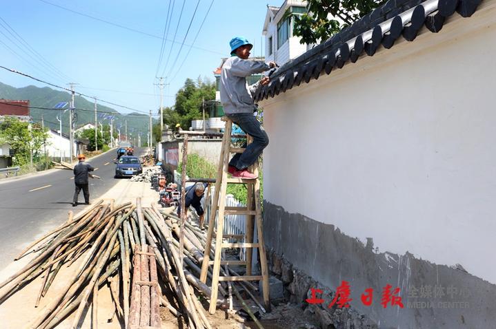 外墙立面美化扮靓村庄