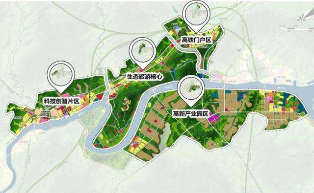 高铁新区规划图