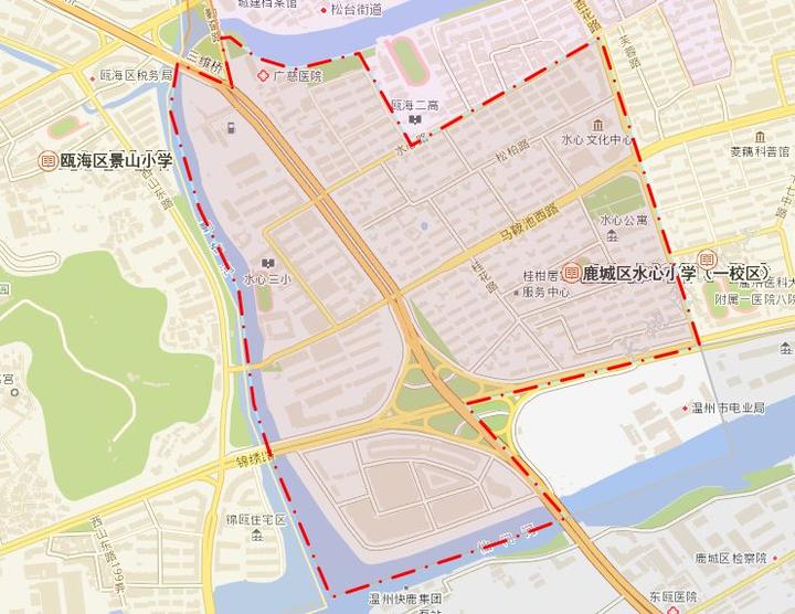 最新!《温州市区小学学区地图(2018)》来了