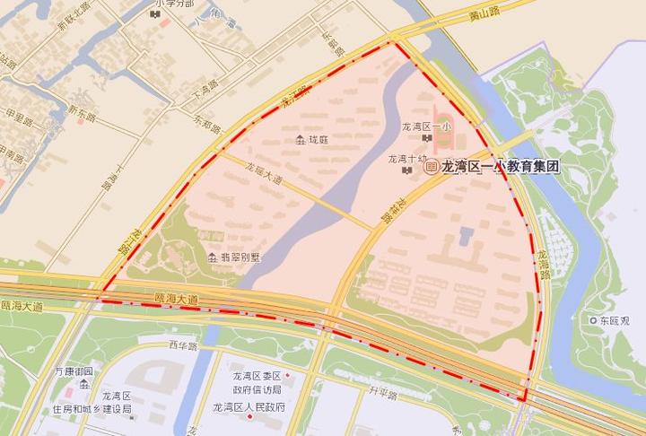 《温州市区小学学区地图(2018)》来了龙湾区 6月,《2018年龙湾区义务