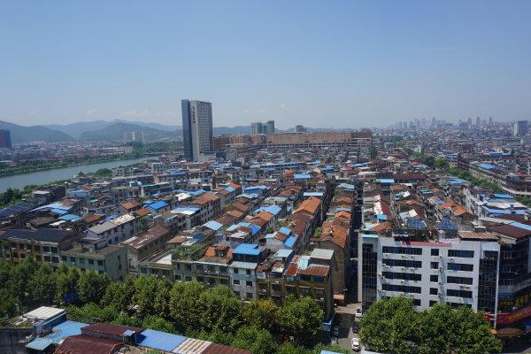 义乌稠城街道市场社区拆迁前 龚书弘摄