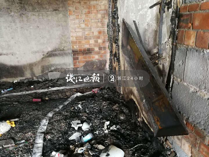 萧山一住宅楼起火后续疑似阳台香炉焚香引燃可燃物