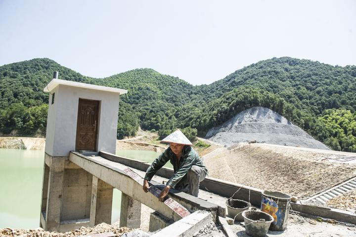 甘山岭水库除险加固接近尾声