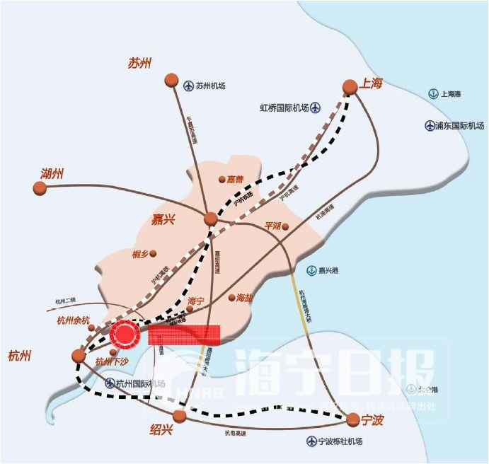 融杭大动作!海宁这个区域将大变样,规划首次披露!