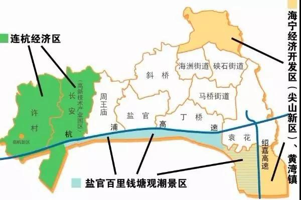 和长安直接和杭州的临平,下沙接壤,而区政府所在地则位于海宁的东隅.图片
