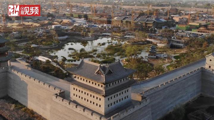 明太原县城古建筑修缮工作正在