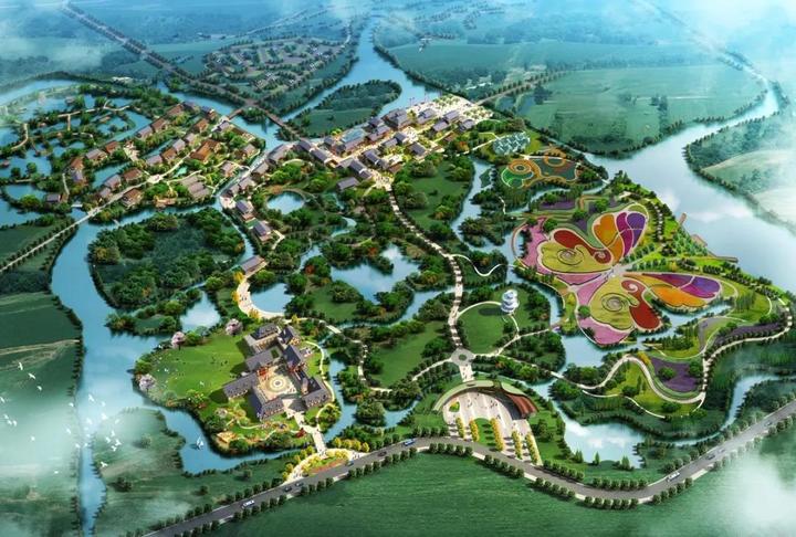丝绸小镇景观公园