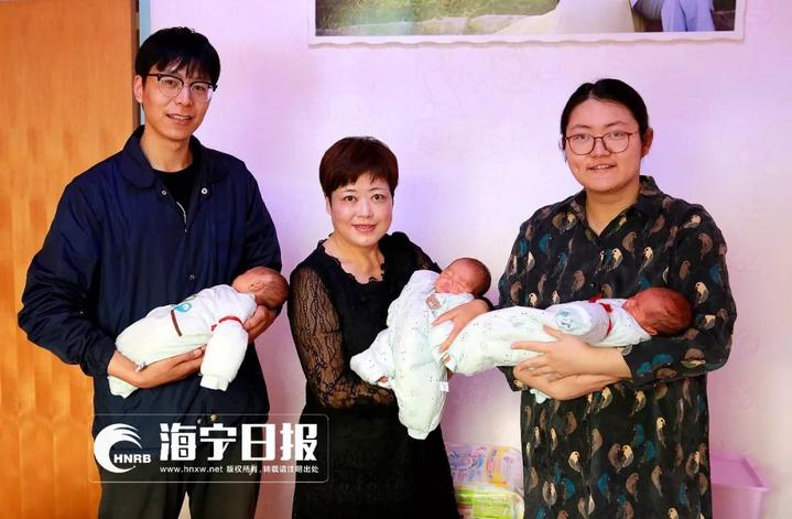 海宁女子生下三胞胎1男2女为了孩子她竟经历