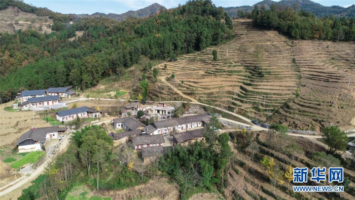 这是在四川青川县沙州镇青坪村拍摄的政府建设的集中居住点(10月29日