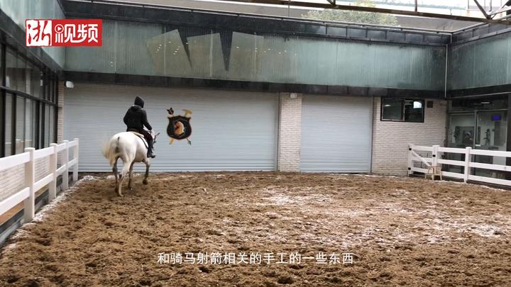 杭州市中心商场内现马术馆为防臭味给马舍装新风系统