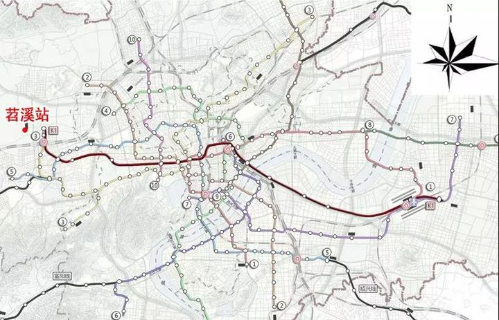 站点减少至12个杭州机场轨道快线所有车站超详细位置出炉