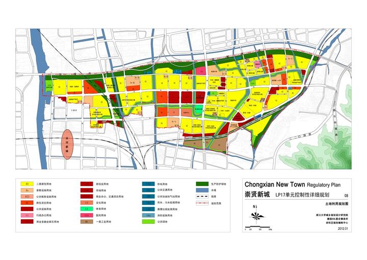 崇贤新城规划图(开发商供图)