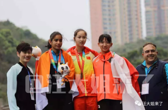 舟山女孩饶欣雨亚洲少年田径锦标赛夺冠!