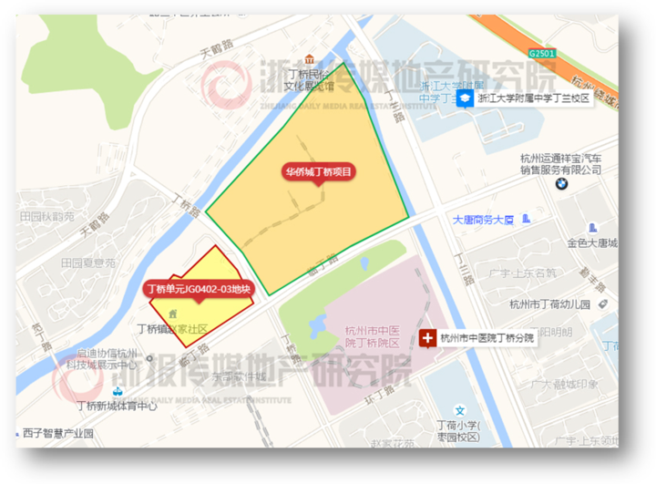 丁桥单元jg0402-03地块(来源:浙报传媒地产研究院"决策通")