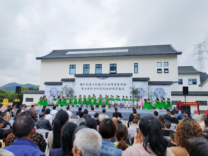 螺洋街道举行乡村振兴产业项目发布会暨水滨村乡村文化活动周开幕式