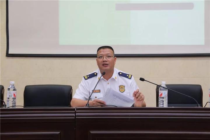 最后,大队长赵健就如何做好全区重点单位等级化管理工作及"智慧消防