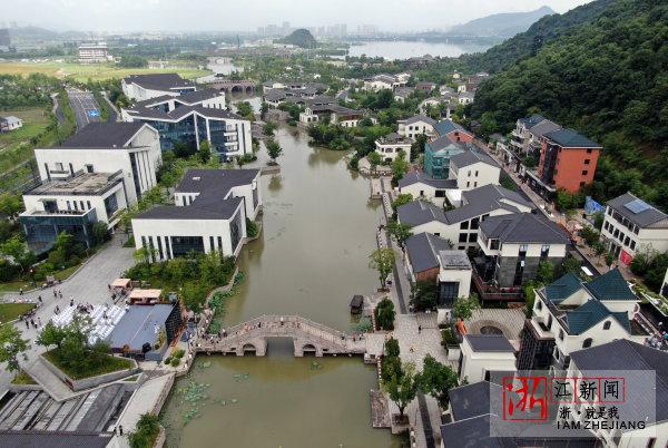 萧山湘湖金融小镇慢生活街开街