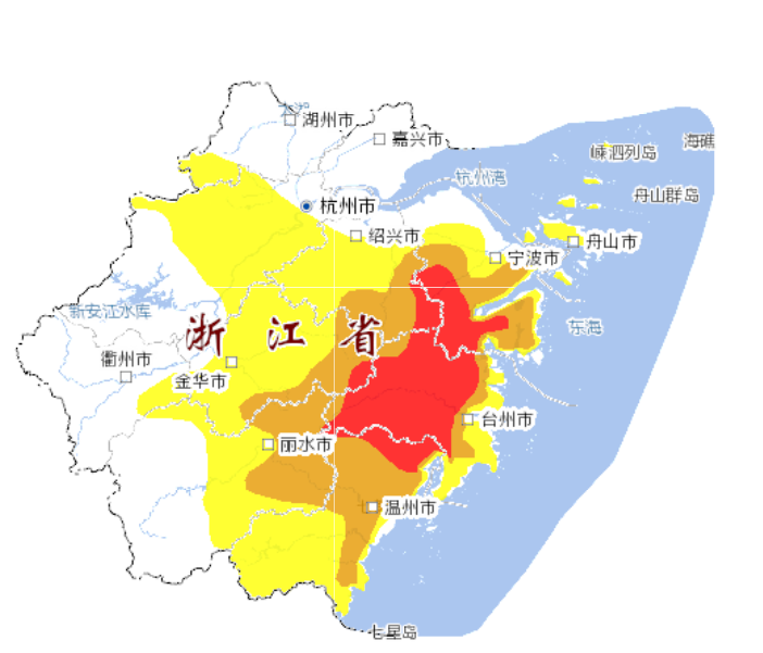 浙江 最新丨"利奇马"即将登陆温岭玉环一带沿海 9日早上,省自然资源厅