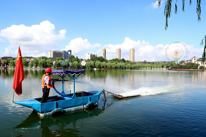 清湖水保美景