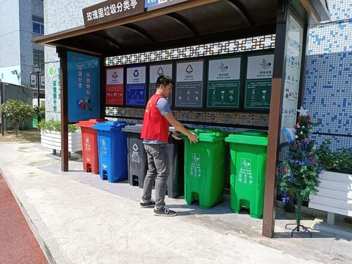 规范收集,运输 小区垃圾不分类不收运