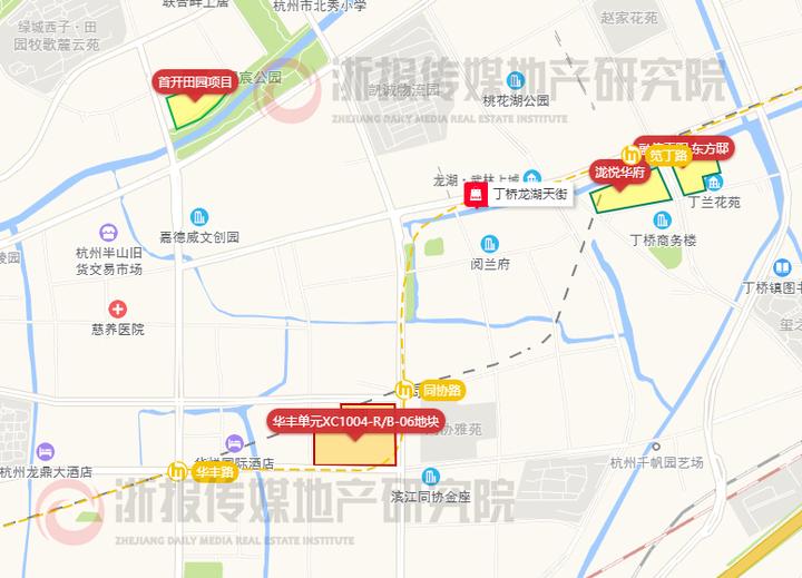 杭州笕桥挂牌地铁口商住地 华丰单元时隔九年再推地