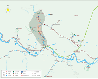 附大若岩旅游风情小镇地图