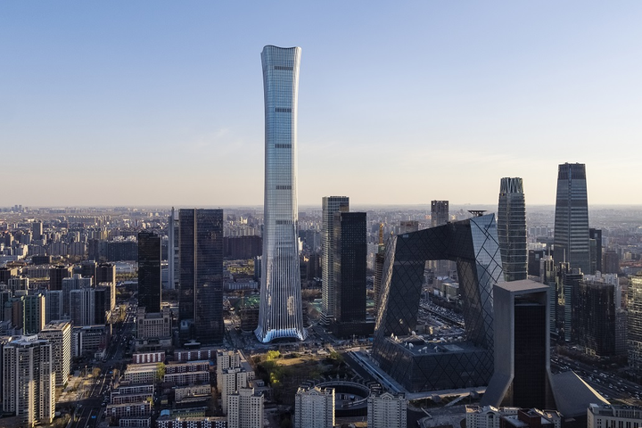 528米!北京最高地标"中国尊"将运营 长三角城市最高楼是哪些呢?
