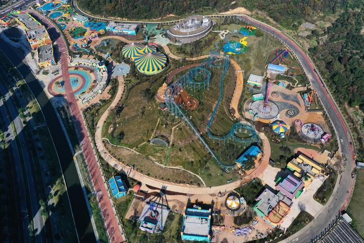 5万平方米,是舟山市在建的最大儿童游乐园.