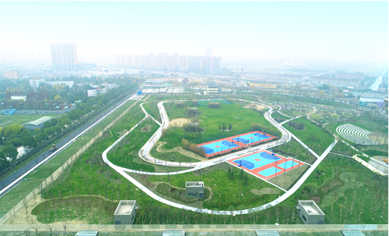 钱塘生态公园正式开园 下面藏着杭州七格污水处理厂