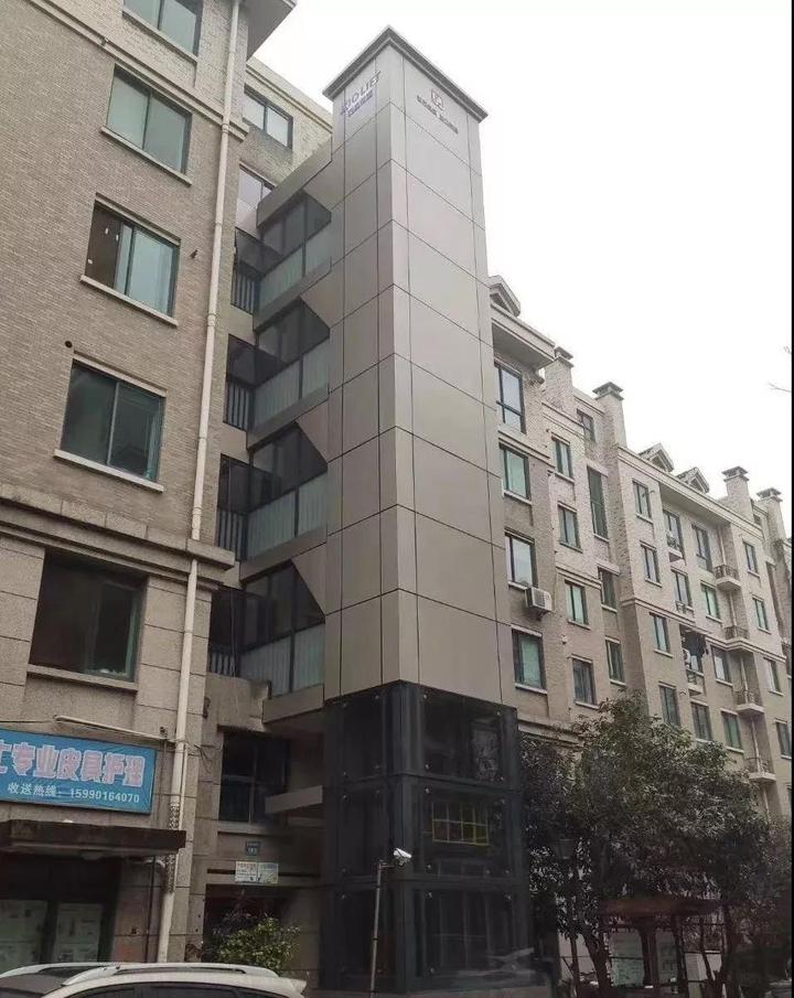 一台加装电梯服务两个单元楼 杭州这个做法很创新