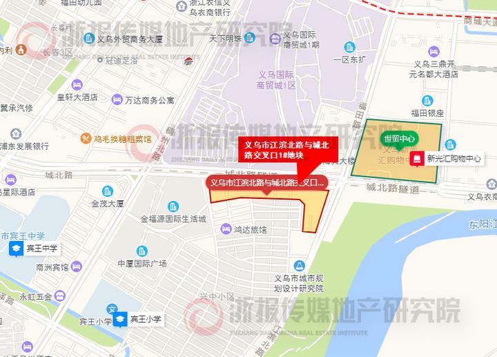 义乌商贸城站直线距离700米,周边有宾王小学,宾王中学,新光汇等醇熟