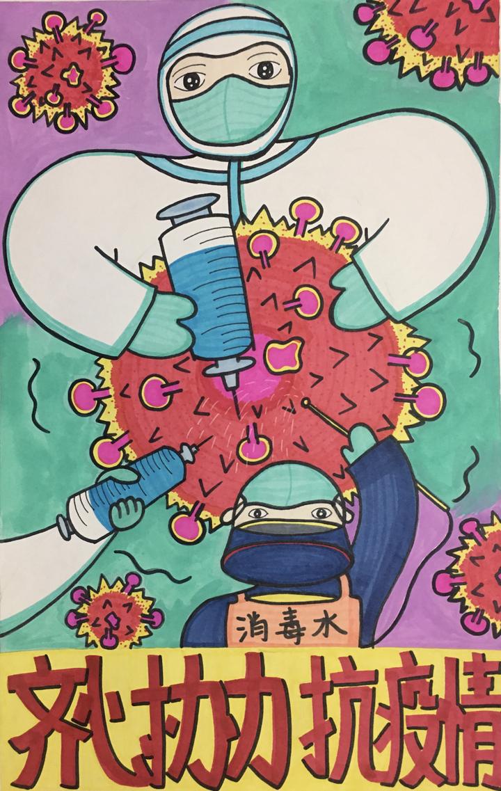 定格"逆行"最美瞬间 嘉善姚庄农民画彰显"战疫"力量