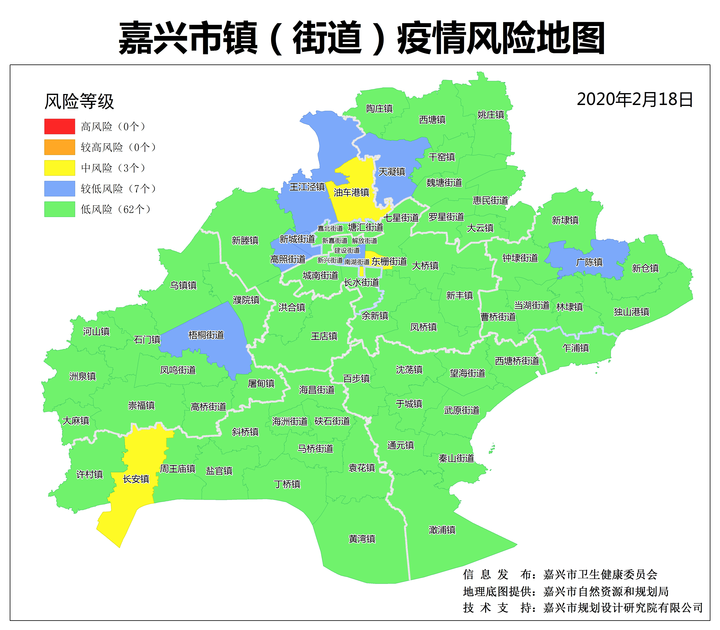 新塍镇降为绿色低风险嘉兴市镇街道疫情风险地图有变化