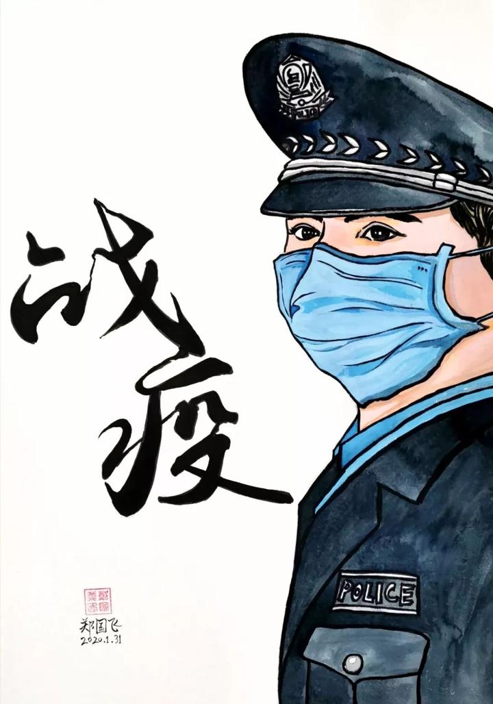 让感动在瞬间定格,他们用画笔致敬最美逆行者!