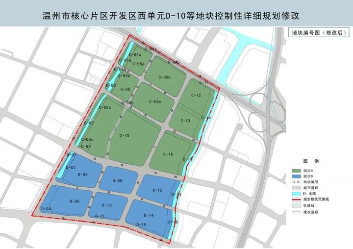 重磅温州市核心片区开发区西单元一地块有规划修改