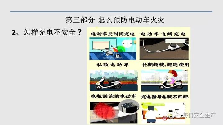 电动车停放,充电不是小事   来源:每日安全生产   阅读原文