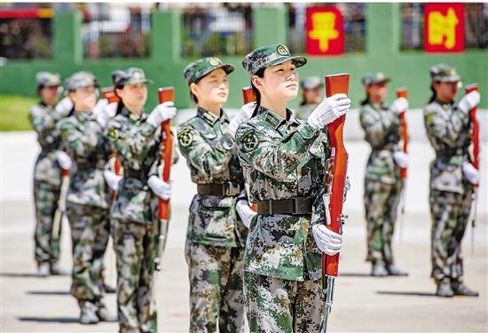 洞头先锋女子民兵连迎建连60周年172名海霞封闭集训