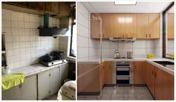 宁波市鄞州区丹凤三村一住宅厨房现状和改造设计图