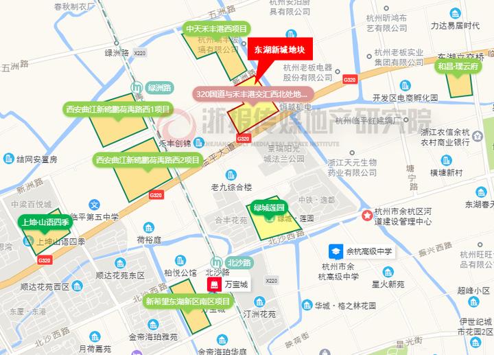 今天又一新房企入杭地块位于位于东湖新城中心区,据杭州市东湖新城