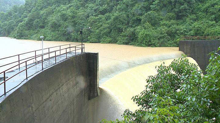 连日强降雨致水位上涨 兰溪部分山塘水库开闸泄洪