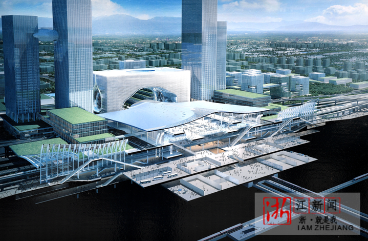 开工10个月 杭州西站枢纽即将开建站房