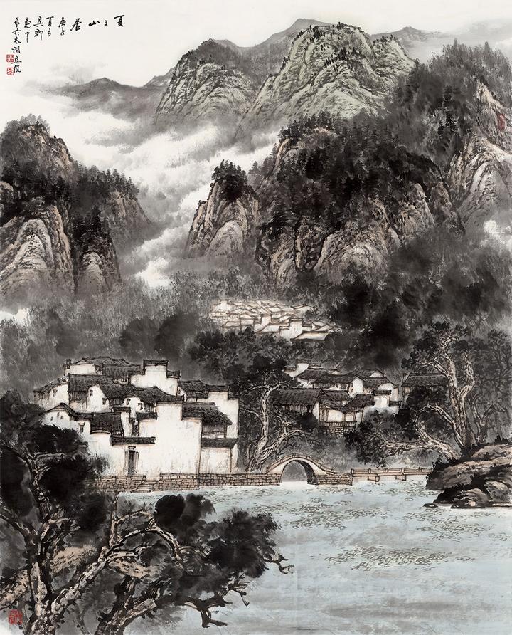 丹青千里蒯惠中山水画展