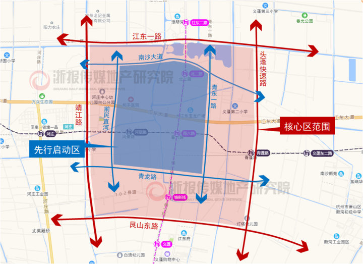 5倍金沙湖cbd大小 钱塘新区划出一个新的先行启动区