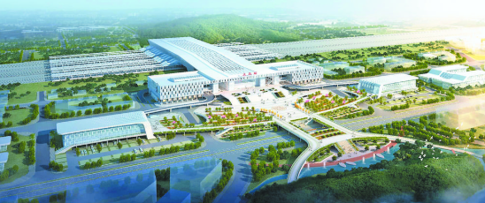 义乌火车站高架站房建设迈开实质性第一步为春运后正式开工做好准备